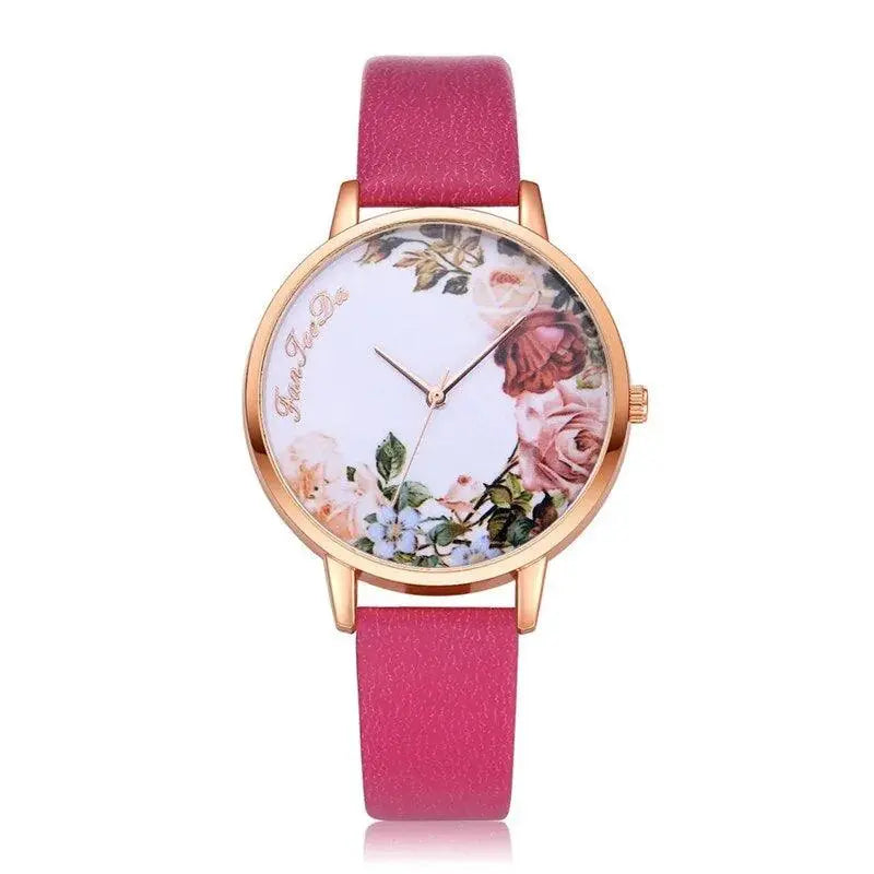 Simple White Floral Watch - TETAEA
