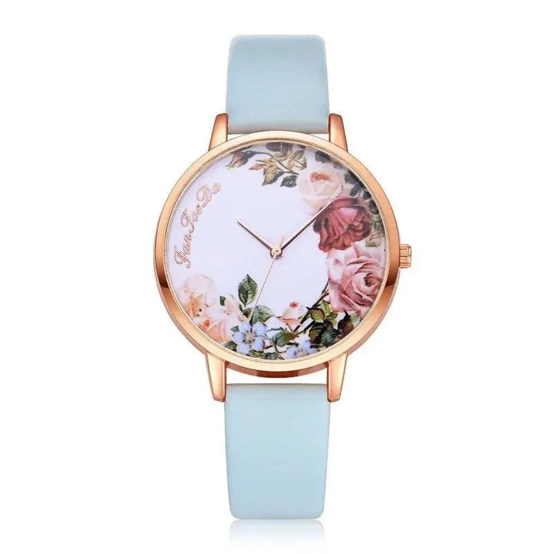 Simple White Floral Watch - TETAEA