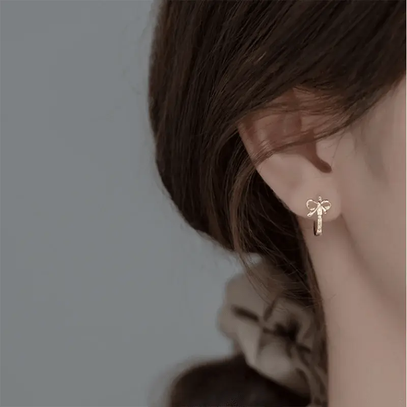 Small Bow Earrings TETAEA