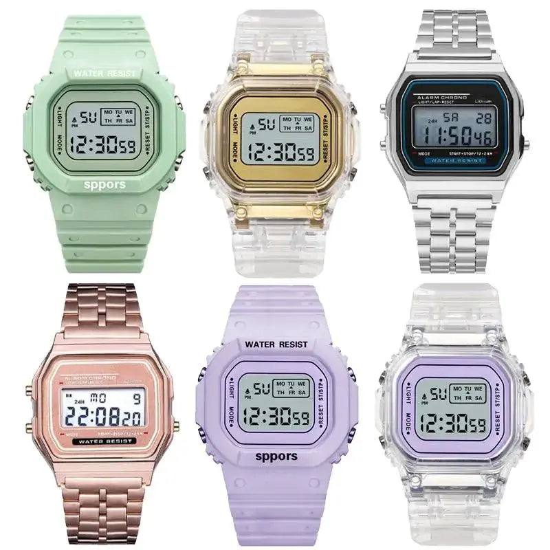 Square LED Digital Watch - TETAEA
