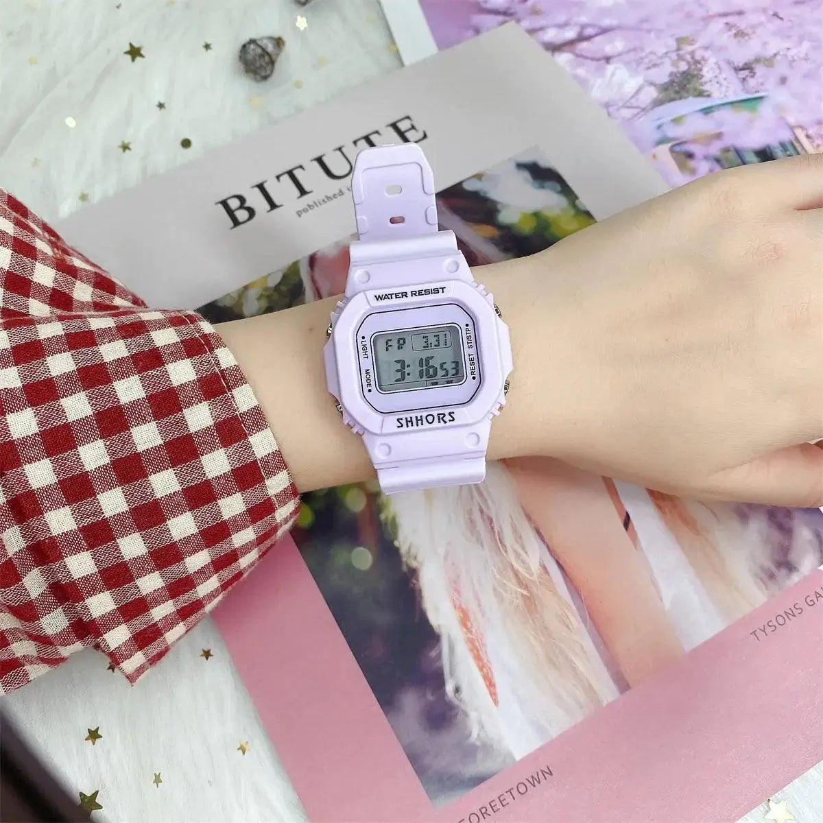 Square LED Digital Watch - TETAEA