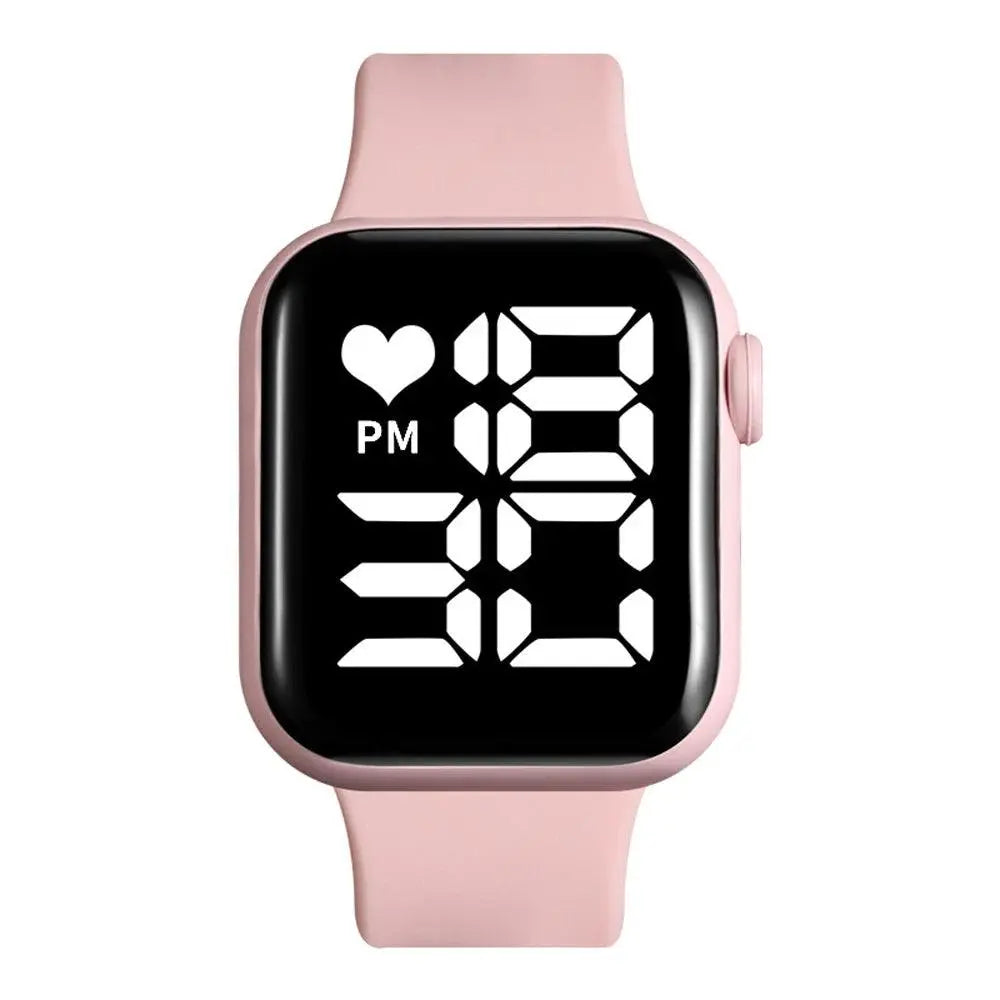Unisex Simple Sports Waterproof Digital LED Display Quartz Electronic Wrist Watch TETAEA