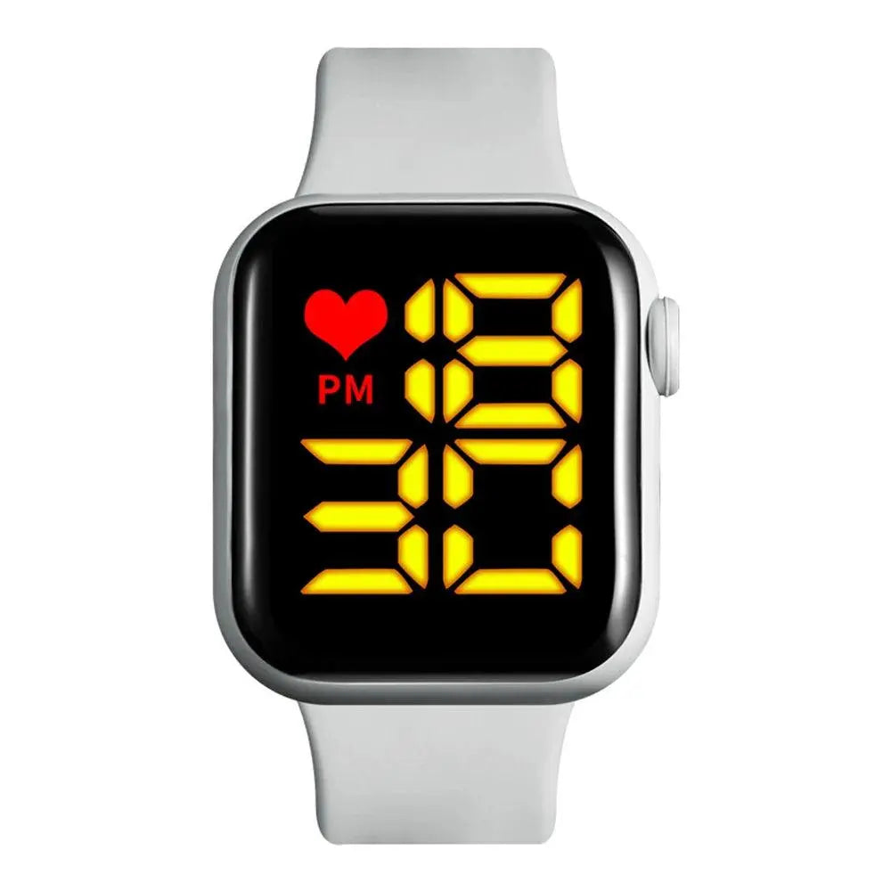 Unisex Simple Sports Waterproof Digital LED Display Quartz Electronic Wrist Watch TETAEA