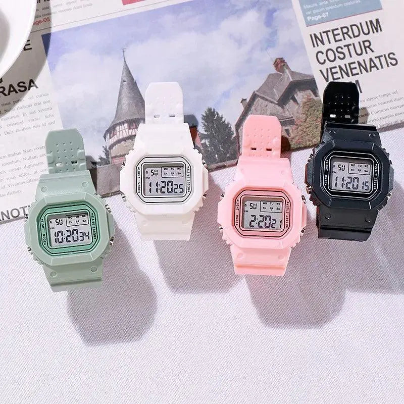 Unisex and children's watches, elegant transparent digital and sports TETAEA