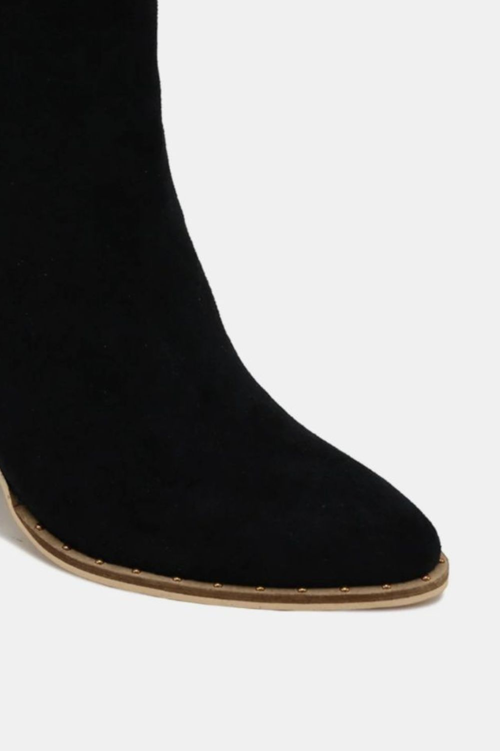 Beast Fashion Suede Point Toe Ankle Booties Trendsi