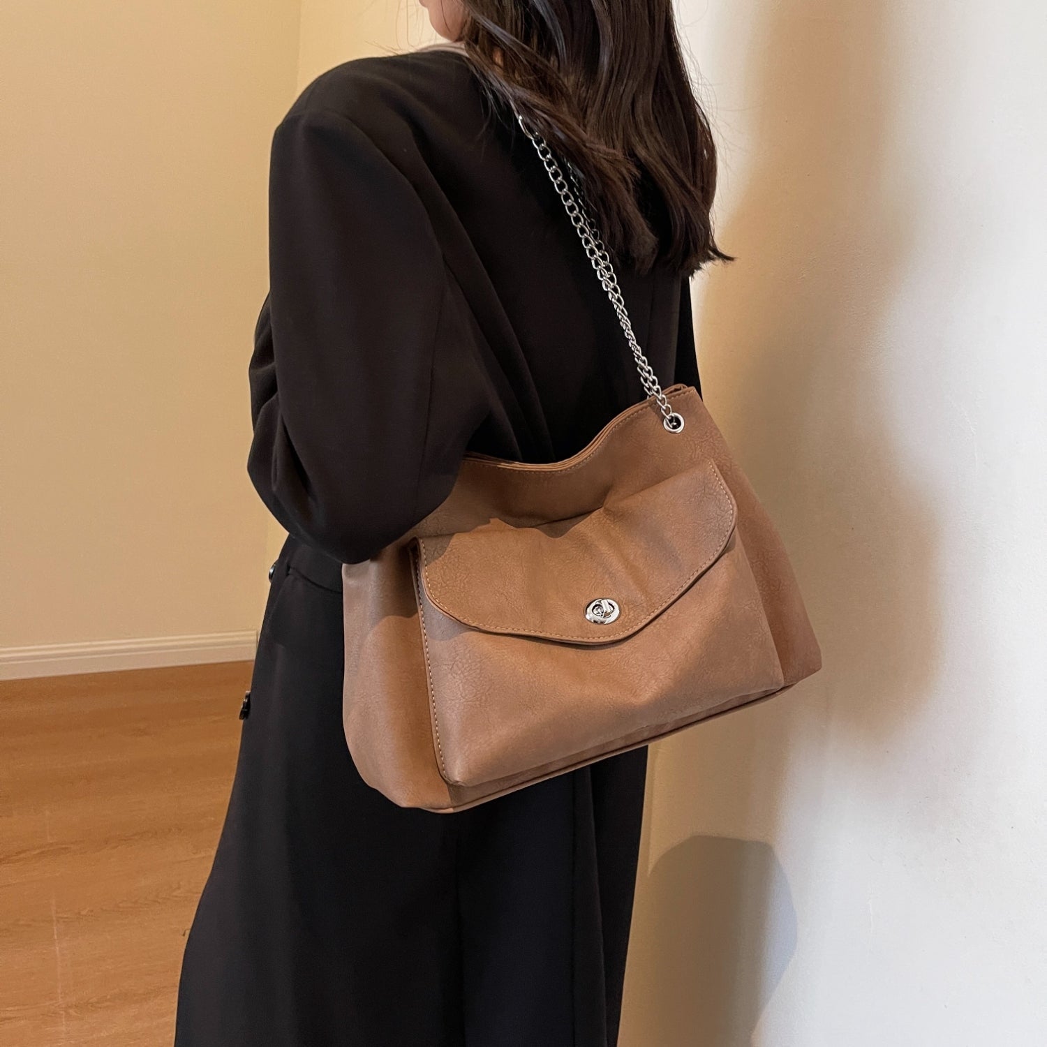 PU Leather Shoulder Bag Trendsi