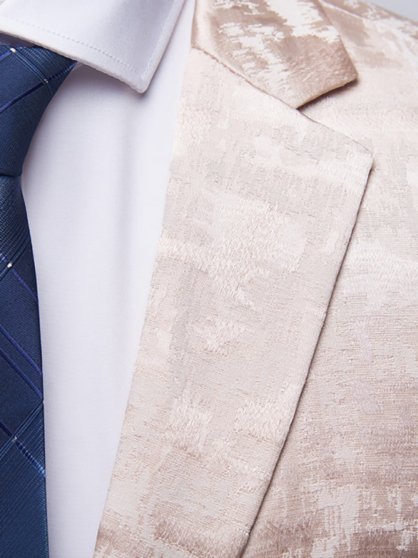 Men's Light Business Welt Pocket Blazer Suit kakaclo