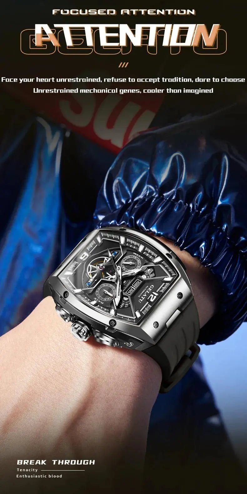 luxury Original Automatic Watch Sports Mechanical Wristwatches - TETAEA
