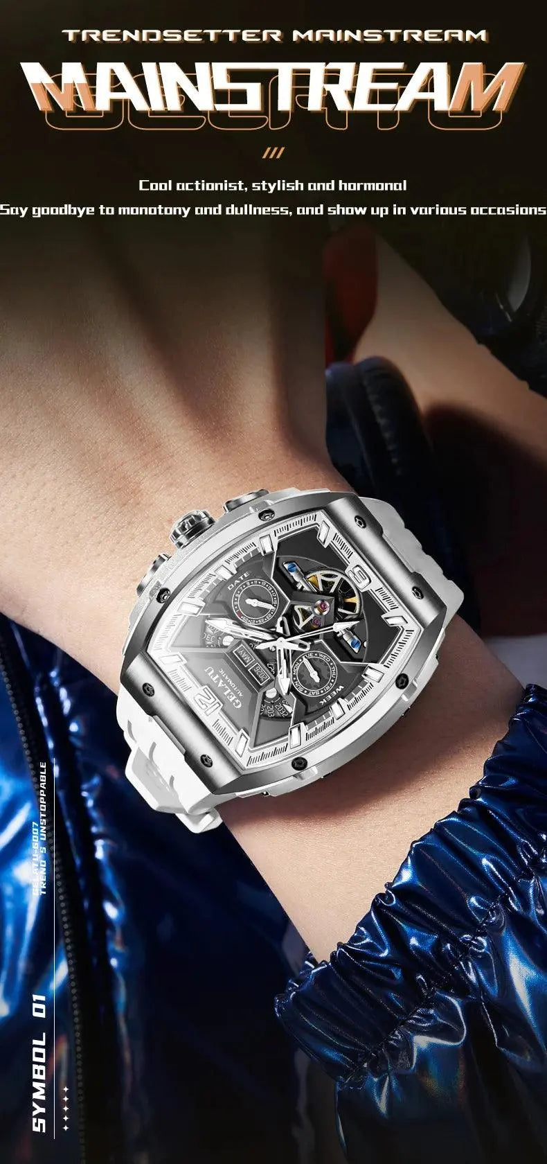 luxury Original Automatic Watch Sports Mechanical Wristwatches - TETAEA