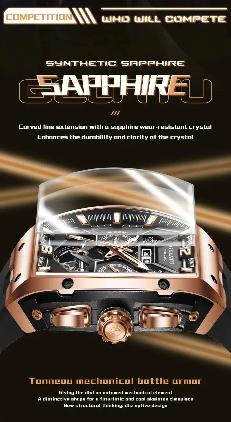 luxury Original Automatic Watch Sports Mechanical Wristwatches - TETAEA