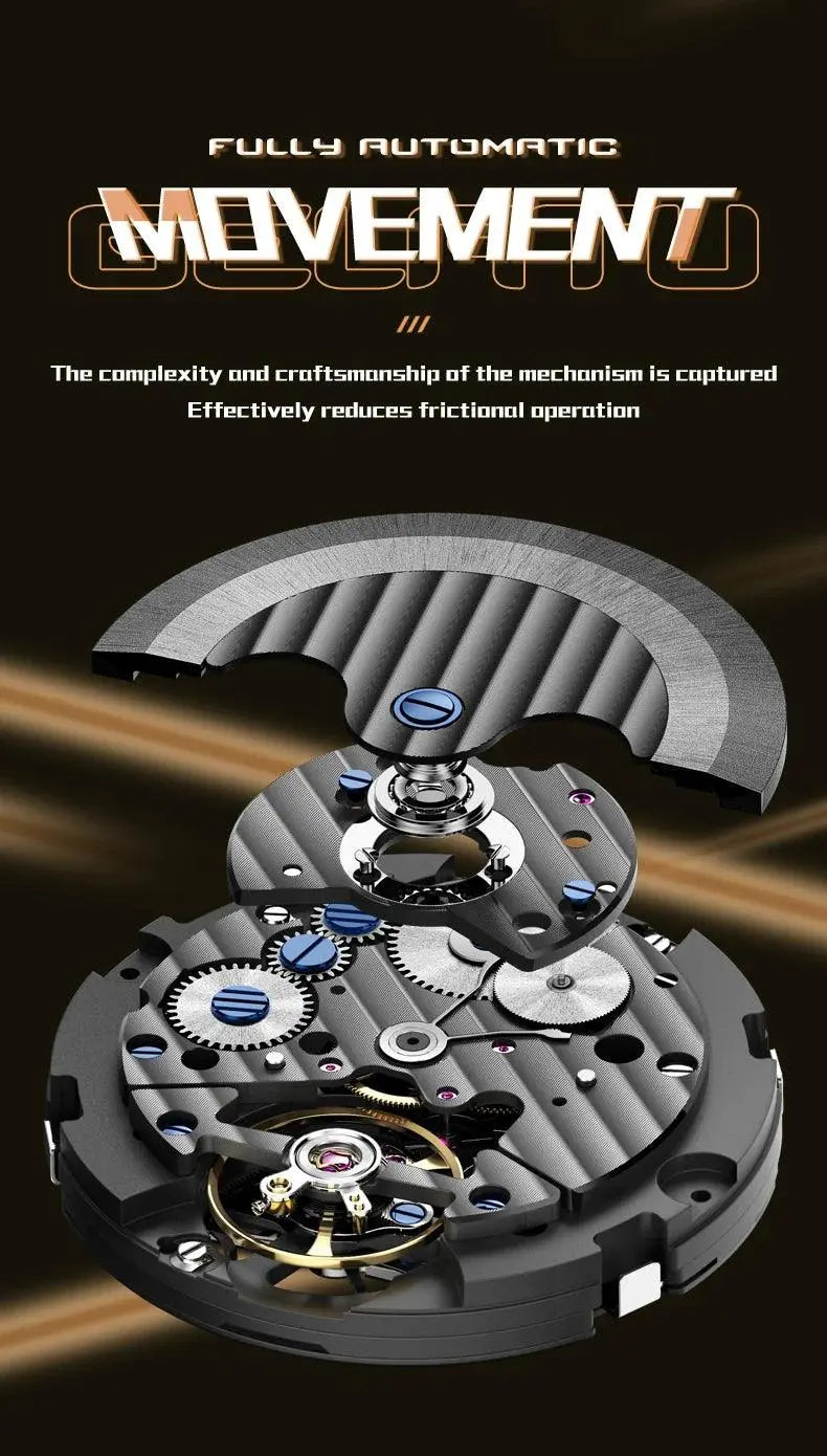 luxury Original Automatic Watch Sports Mechanical Wristwatches - TETAEA